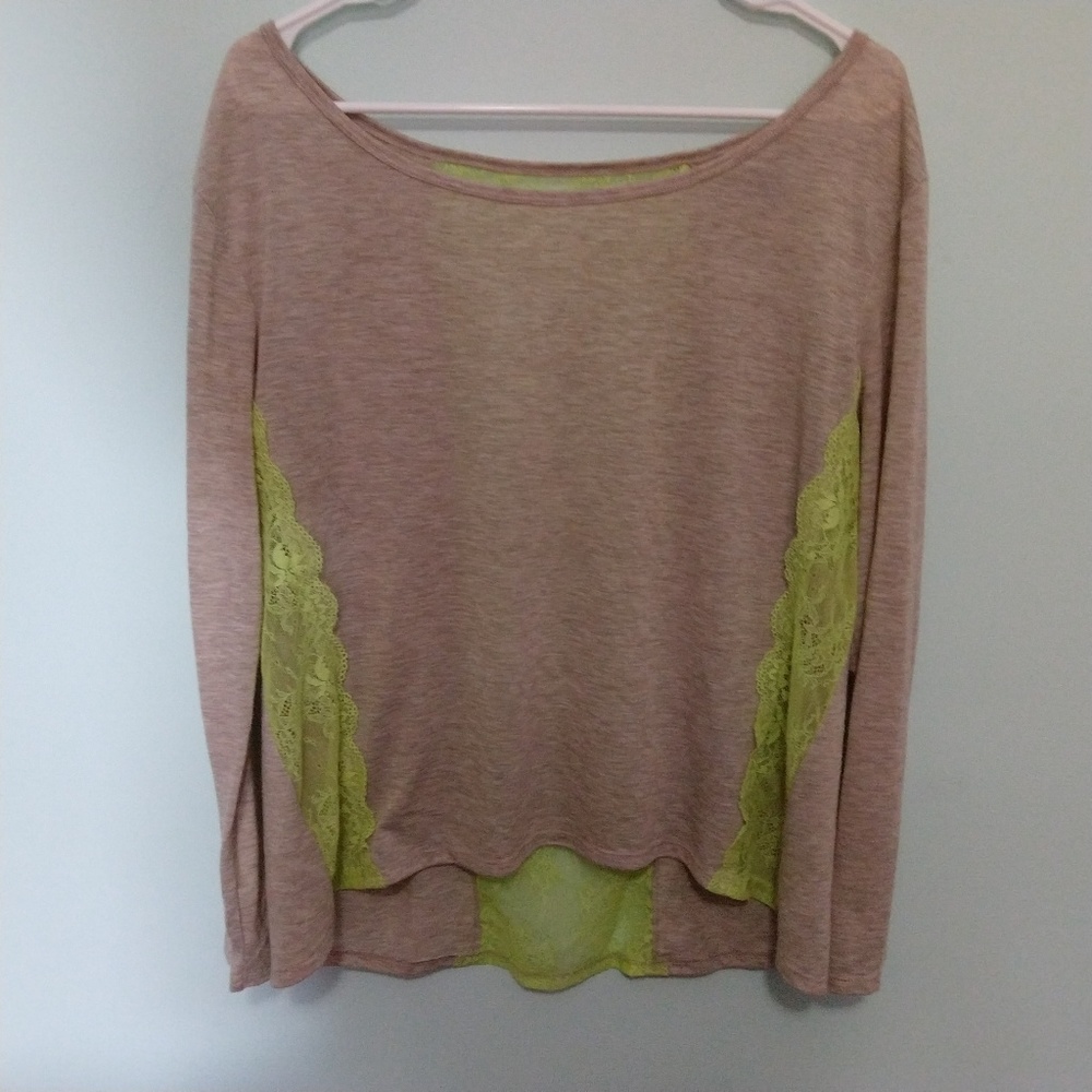 Lace knit top